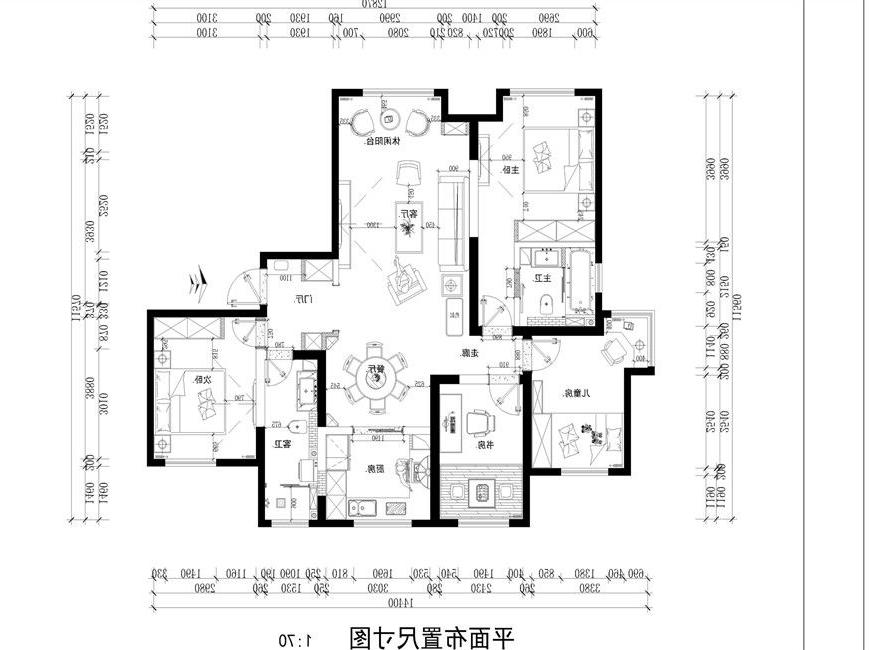 龙湖香醒,欧式效果图,儿童房设计图