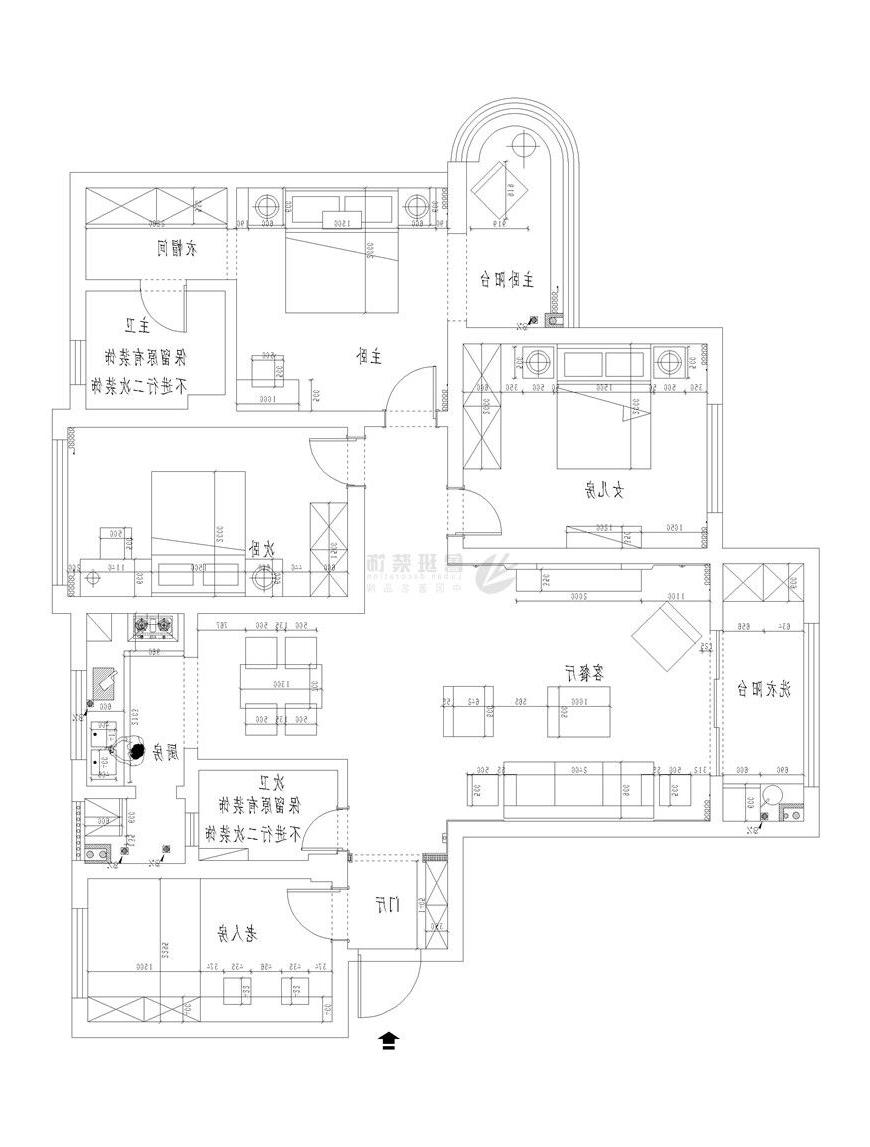 御锦城,新中式风格,户型图